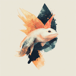 Midjourney Prompt for Abstract Animal Elegance