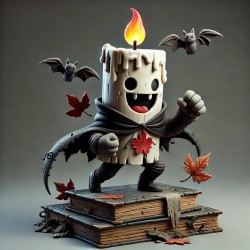 DALL-E Prompt for 3D Halloween Mascot Toys Generator