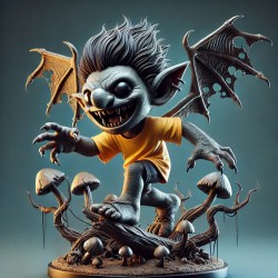 DALL-E Prompt for 3D Halloween Mascot Toys Generator