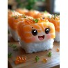 Joyful Kawaii Food 3D Render