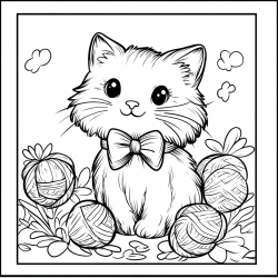 Midjourney Prompt for Fun Fantasy Coloring Pages