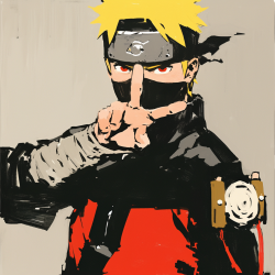 Midjourney Prompt for Naruto Shippuden Character Design