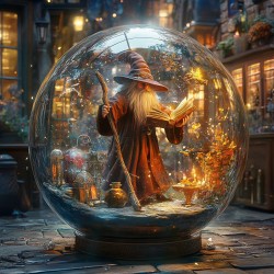 Midjourney Prompt for Worlds In Bubbles