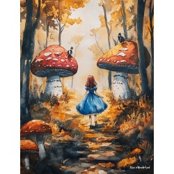 Midjourney Prompt for Whimsical Watercolor Painting Characters