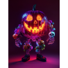 Midjourney Prompt for Glowing Halloween Posters