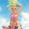 Midjourney Prompt for Dragon Ball Character Illustration