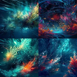 Abstract Motion Energy Background