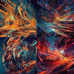 Abstract Motion Energy Background