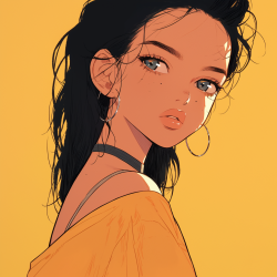 Midjourney Prompt for Cartoon Anime Portrait