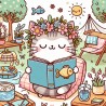 DALL-E Prompt for Cozy Critter Enchanted Illustrations