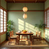 Flux Prompt for Korean Serene Interiors Designs