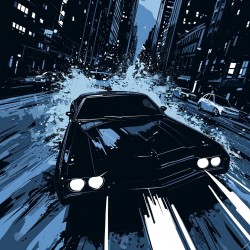 Midjourney Prompt for Dark Noir Comic Illustrations