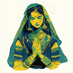 Midjourney Prompt for Cultural Attire Portraits