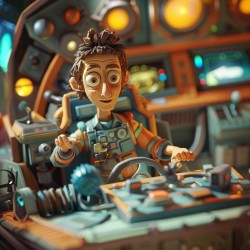 Midjourney Prompt for Scifi Claymations