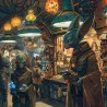 Midjourney Prompt for Vibrant Scifi Comic Illustrations