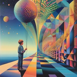 Midjourney Prompt for Psychedelic World of Geometry