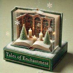 DALL-E Prompt for Enchanted Snowy Glass Realms Collection