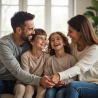 Flux Prompt for Family Portrait Stock Images