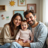 Flux Prompt for Family Portrait Stock Images