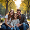 Flux Prompt for Family Portrait Stock Images