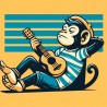 DALL-E Prompt for Vintage Cartoon Monkey Scenes