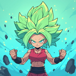 Midjourney Prompt for Dragon Ball Dynamic Art