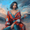 Midjourney Prompt for Hyper-Realistic Oil-Style Portrait