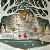 Midjourney Prompt for Elegant Christmas Cards Paperart Style