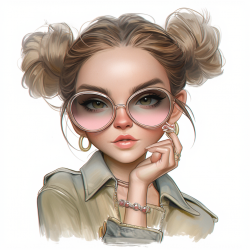 Midjourney Prompt for Stylized Fashion Portraits