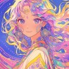 Midjourney Prompt for Vibrant Anime Character Portraits