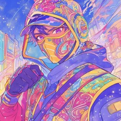 Midjourney Prompt for Vibrant Anime Character Portraits