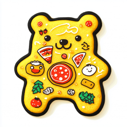 Midjourney Prompt for Quirky Design of Cookies Icons Stamps