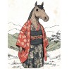 Midjourney Prompt for Ukiyo-e Inspired Cute Character Art