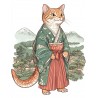 Midjourney Prompt for Ukiyo-e Inspired Cute Character Art