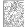 Midjourney Prompt for Art Nouveau Animal Garden Coloring Page