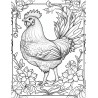 Midjourney Prompt for Art Nouveau Animal Garden Coloring Page