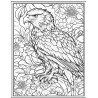 Midjourney Prompt for Art Nouveau Animal Garden Coloring Page