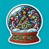 DALL-E Prompt for Christmas stickers