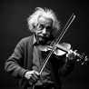 Flux Prompt for Einsteins Playful Vintage Portraits