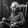 Flux Prompt for Einsteins Playful Vintage Portraits