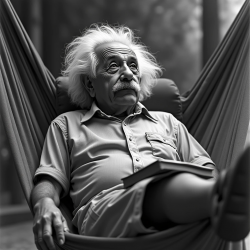 Flux Prompt for Einsteins Playful Vintage Portraits