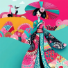 Midjourney Prompt for Vibrant Fashion Illustrations