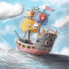 Midjourney Prompt for Whimsical Nautical Cartoon Art