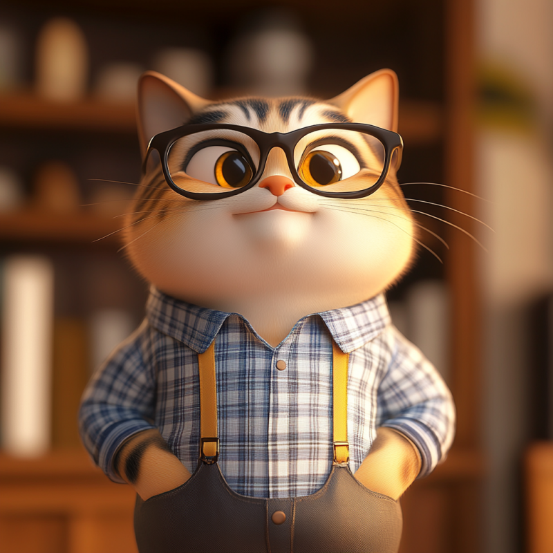 Midjourney Prompt for Pixar-Style 3D Anthropomorphic Animal