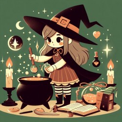 DALL-E Prompt for Magical Cartoon Character Illustrations