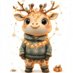 Midjourney Prompt for Adorable Winter Characters