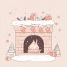 Midjourney Prompt for Pastel Christmas Cards