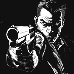 Midjourney Prompt for Striking Film Noir Illustrations