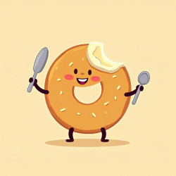 Flux Prompt for Whimsical Food Characters Illustrations