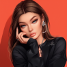 Midjourney Prompt for Stylized Fashion Portrait